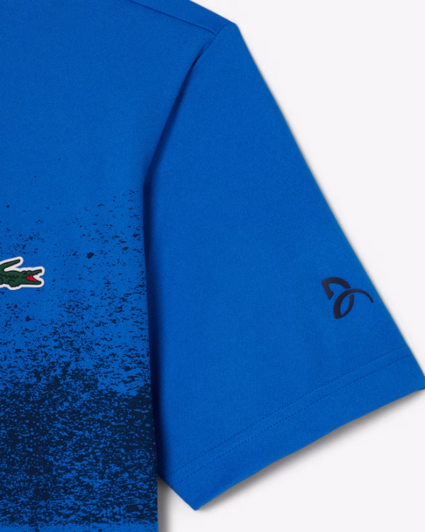Camiseta Lacoste Tennis x Novak Djokovic Azul - Imagen 7