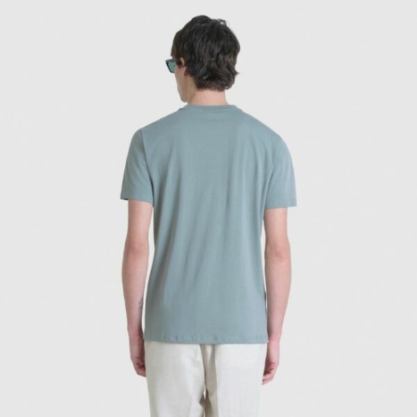 Camiseta Regular Fit De Algodón Con Logotipo Estampado - Imagen 3