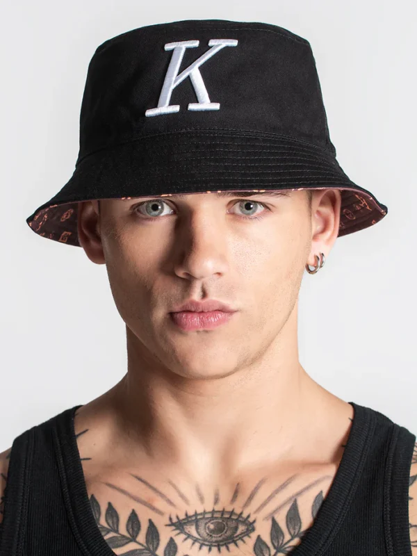 Black K Bucket Hat Gianni Kavanagh - Imagen 4