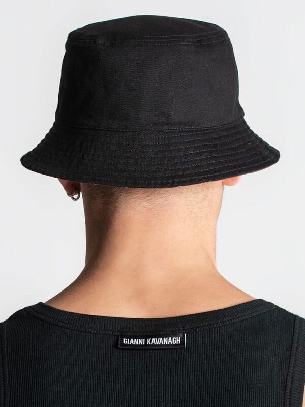 Black K Bucket Hat Gianni Kavanagh - Imagen 6