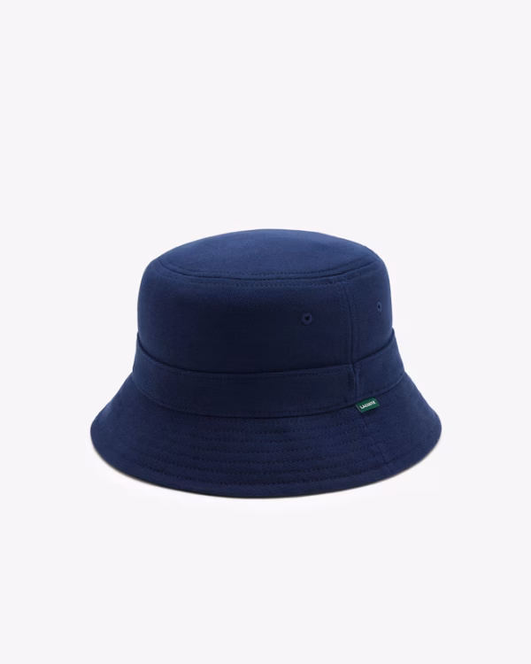 Gorro de pescador de piqué Azul Marino Lacoste - Imagen 3