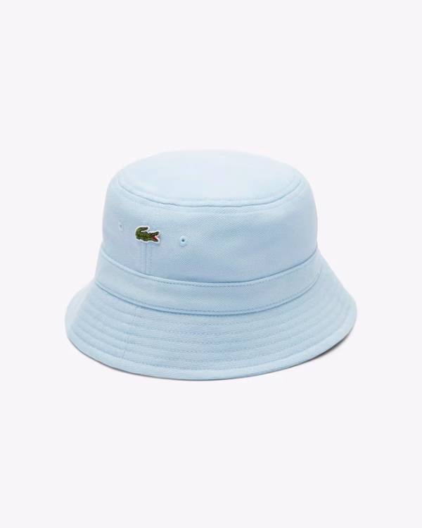 Gorro de pescador de piqué Azul Lacoste