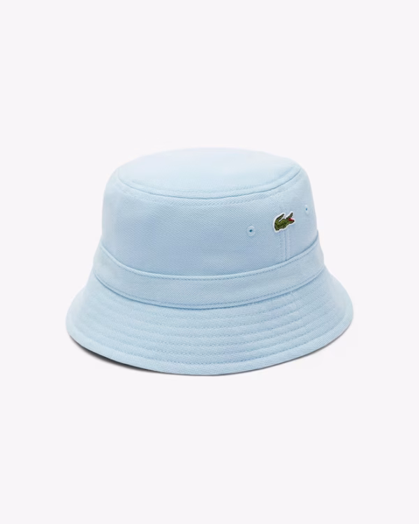 Gorro de pescador de piqué Azul Lacoste - Imagen 5