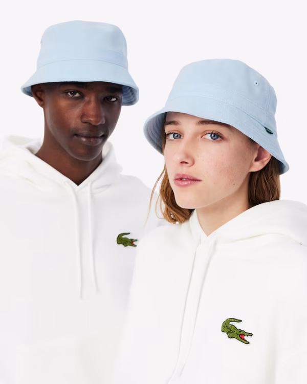 Gorro de pescador de piqué Azul Lacoste - Imagen 2