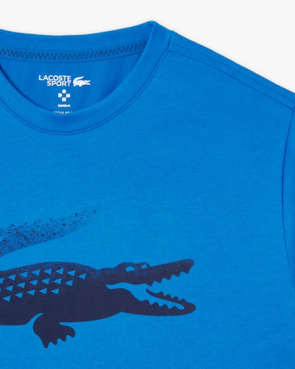 Camiseta Lacoste Tennis x Daniil Medvedev Azul - Imagen 5