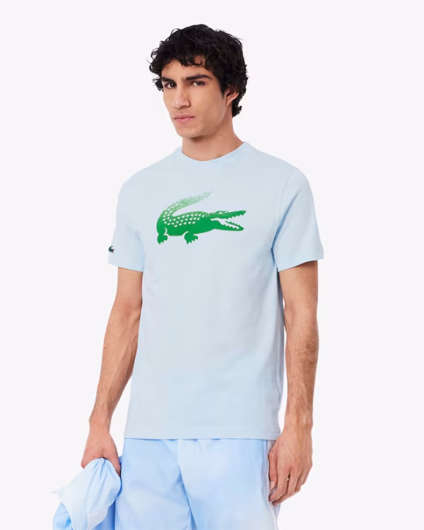 Camiseta Lacoste Tennis x Daniil Medvedev Azul Claro