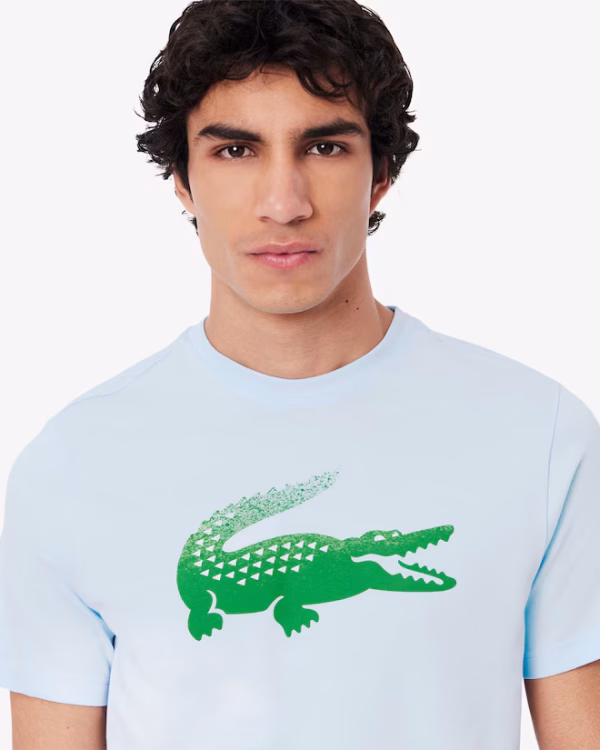 Camiseta Lacoste Tennis x Daniil Medvedev Azul Claro - Imagen 2