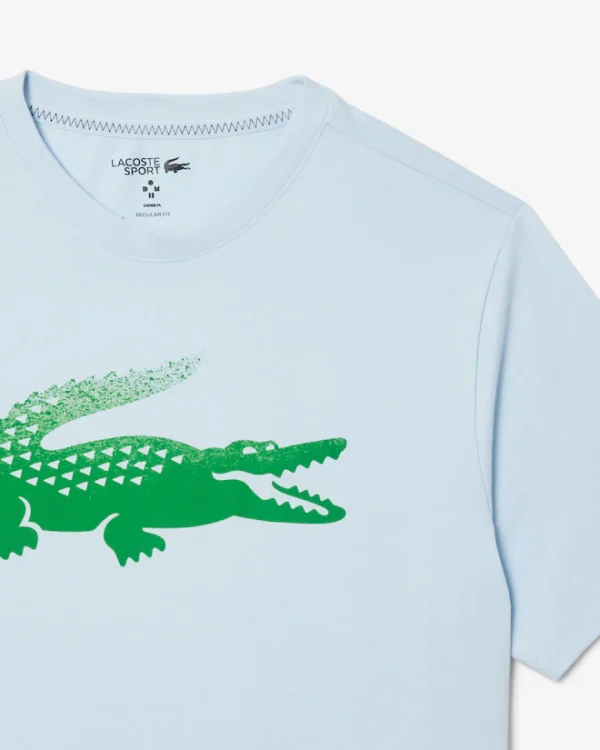 Camiseta Lacoste Tennis x Daniil Medvedev Azul Claro - Imagen 5