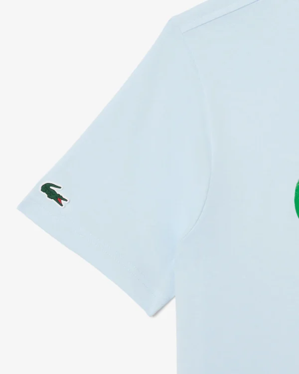Camiseta Lacoste Tennis x Daniil Medvedev Azul Claro - Imagen 6