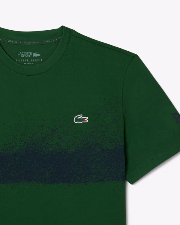 Camiseta Lacoste Tennis x Novak Djokovic Verde - Imagen 6