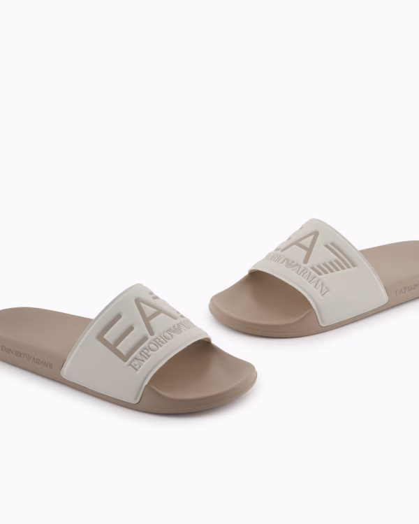 Chanclas con maxilogotipo Beige - Imagen 4