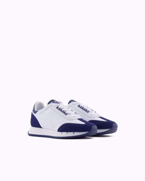 Deportivas Blue and White Vintage - Imagen 2