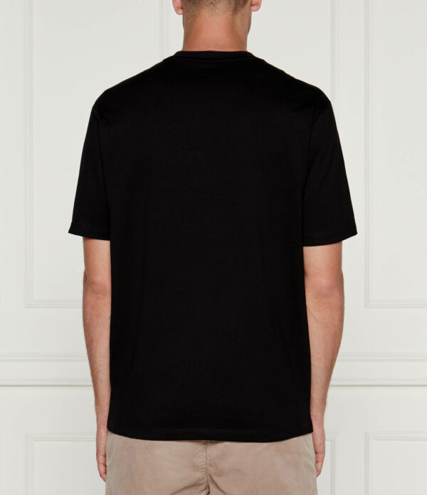 Camiseta regular fit con logo militar urbano en algodón Negra - Imagen 4