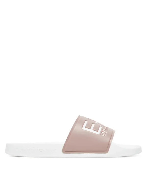 Chanclas con maxilogotipo Rosa