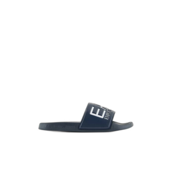 Chanclas con maxilogotipo Azul