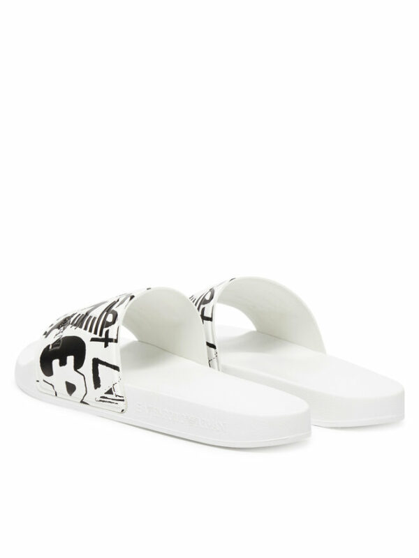 Chanclas con maxilogotipo Blanco/blanco/negro - Imagen 6