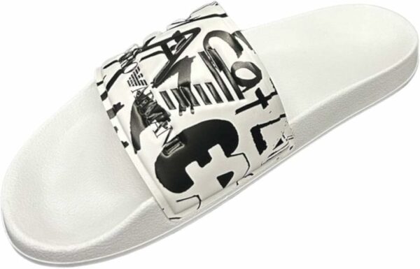 CHANCLAS EA7 WHITE/WHITE 39 - Imagen 3