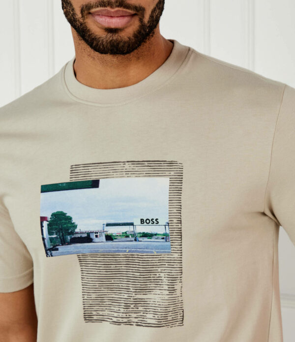 CAMISETA BOSS BEIGE S - Imagen 2