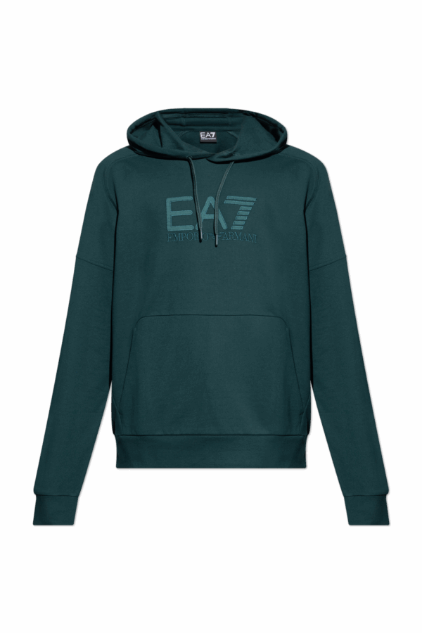 SUDADERA CON CAPUCHA EA7 AZUL S