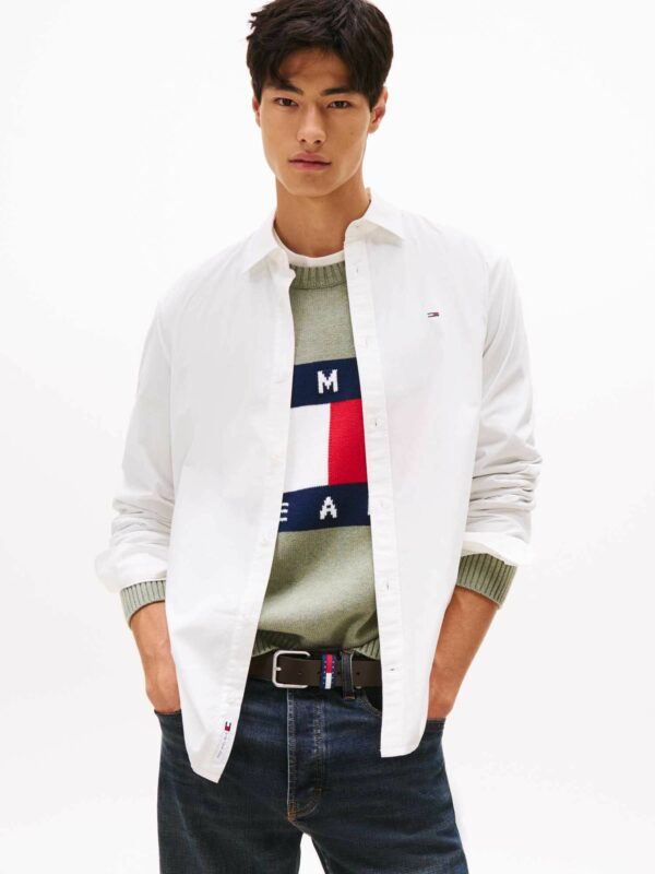 CAMISA TOMMY JEANS BLANCO XS - Imagen 4